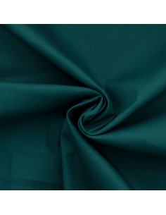 Tessuto gabardine di cotone elasticizzato - Blu petrolio