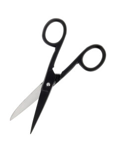 Forbici da sarta in resina epossidica 11 cm - Nero opaco