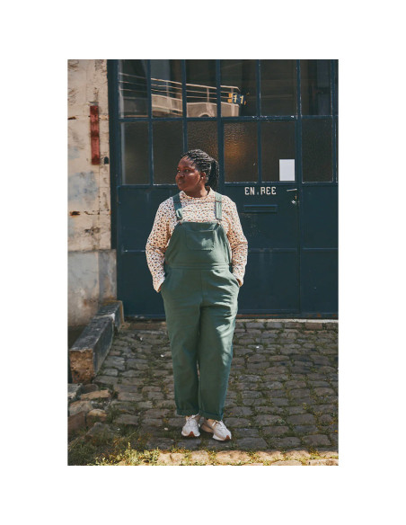 Modello di salopette Lyon Mum - Ikatee