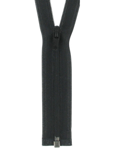 Chiusura separabile nylon super fine - Nero