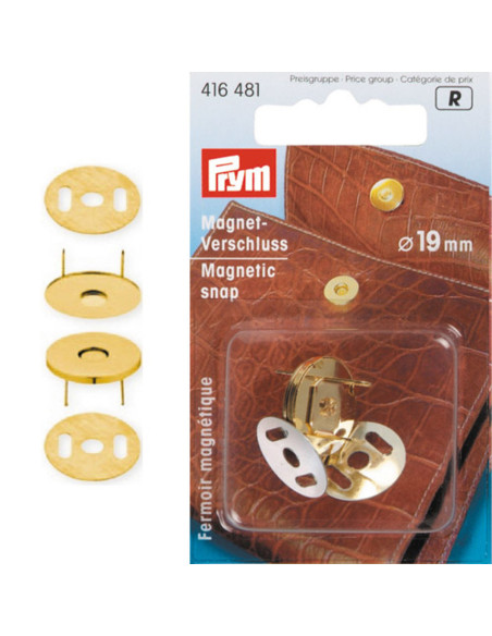 Chiusura magnetica da ribadire - Oro