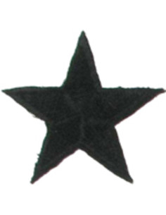 Toppa termoadesiva stella nera