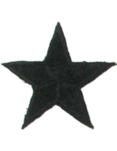 Toppa termoadesiva stella nera