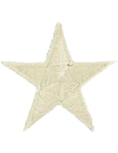Toppa termoadesiva stella beige
