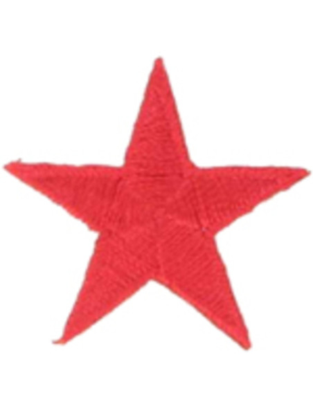 Toppa termoadesiva stella rossa