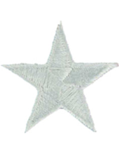 Toppa termoadesiva stella grigia