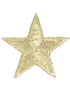Toppa termoadesiva stella oro