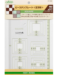 Modello patchwork quadrati Clover