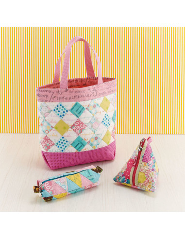 Modello patchwork quadrati Clover