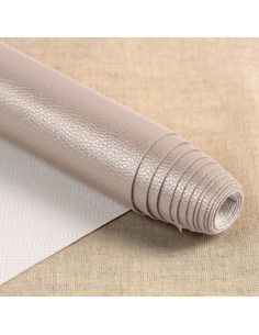 Coupon simile Karla Star 140 cm x 50 cm - Ciottolo metallizzato
