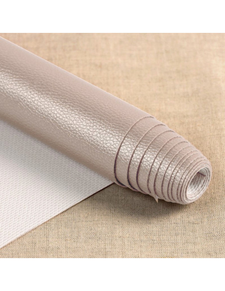 Coupon simile Karla Star 140 cm x 50 cm - Ciottolo metallizzato