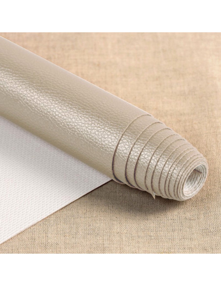 Coupon simile Karla Star 140 cm x 50 cm - Beige metallizzato