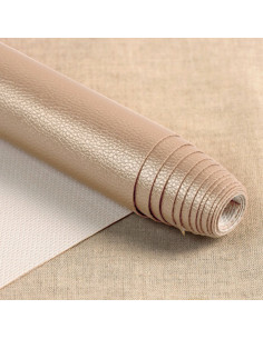 Coupon simile Karla Star 140 cm x 50 cm - Taupe scuro metallizzato