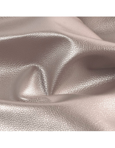 Tessuto simile Karla Star 140 cm x 50 cm - Grigio chiaro metallizzato