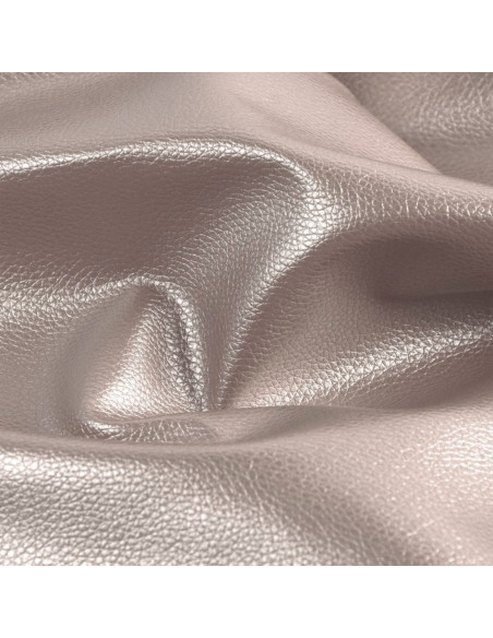 Tessuto simile Karla Star 140 cm x 50 cm - Grigio chiaro metallizzato