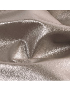 Taglio di tessuto simile Karla Star 140 cm x 50 cm - Taupe metallizzato 2