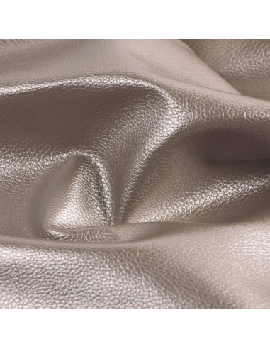 Taglio di tessuto simile Karla Star 140 cm x 50 cm - Taupe metallizzato