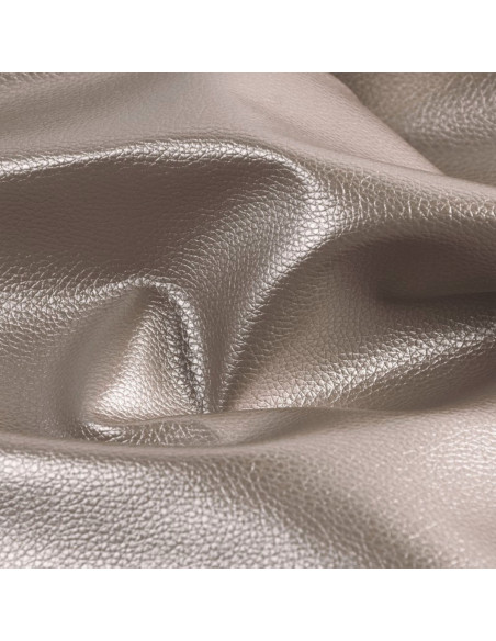 Taglio di tessuto simile Karla Star 140 cm x 50 cm - Taupe metallizzato