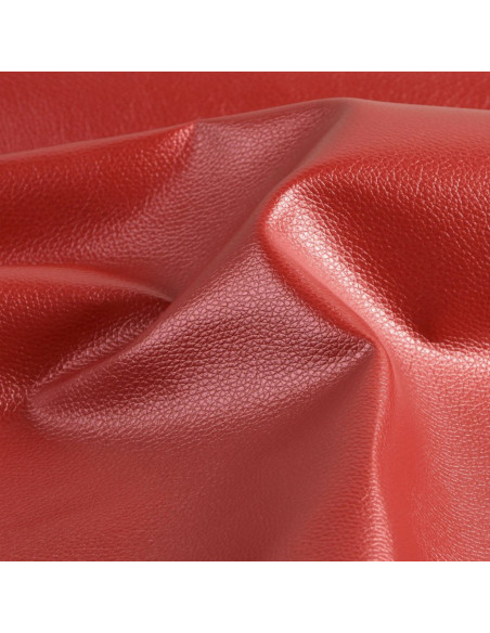 Coupon simile Karla Star 140 cm x 50 cm - Rosso scuro metallizzato