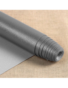 Coupon simile Karla Star 140 cm x 50 cm - Grigio metallizzato