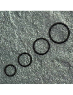 Anello metallico per reggiseno - Nero