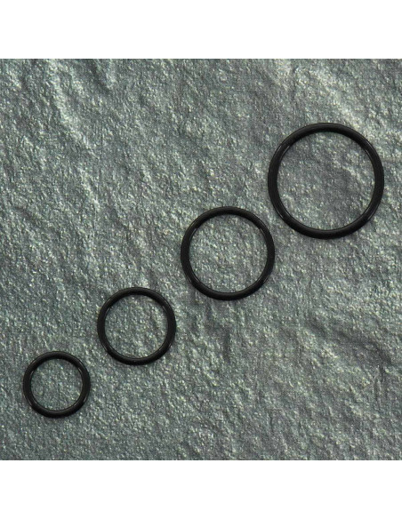 Anello metallico per reggiseno - Nero