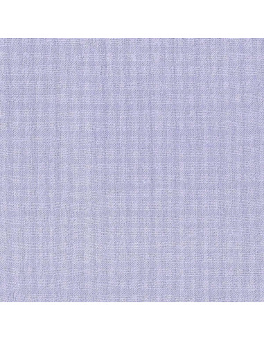 Tessuto di cotone a piccoli quadretti Malva - La Maison Naïve