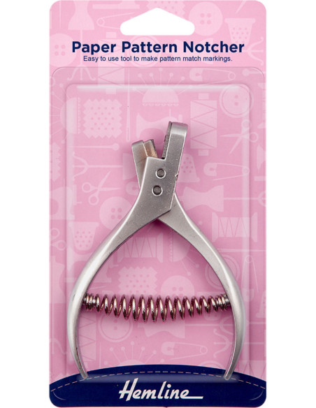 Pinza perforatrice per modelli di cucito