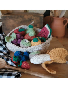 Kit per uncinetto - Cestino di frutta