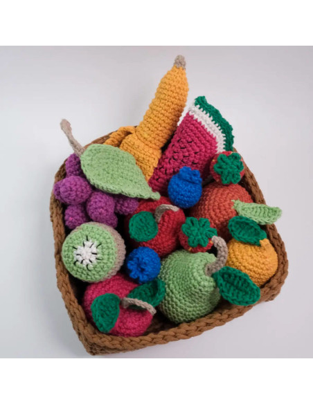 Kit per uncinetto - Cestino di frutta