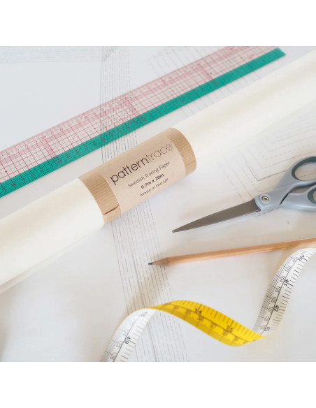 Rotolo di carta velina svedese per modelli di cucito - 0,70 cm x 20 metri