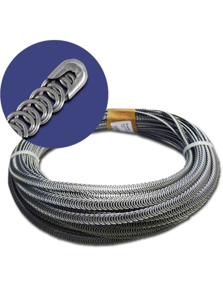 Balena a spirale in metallo