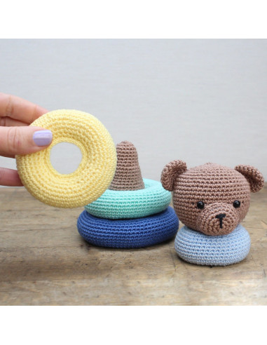 Kit uncinetto - Giocattolo orso impilabile