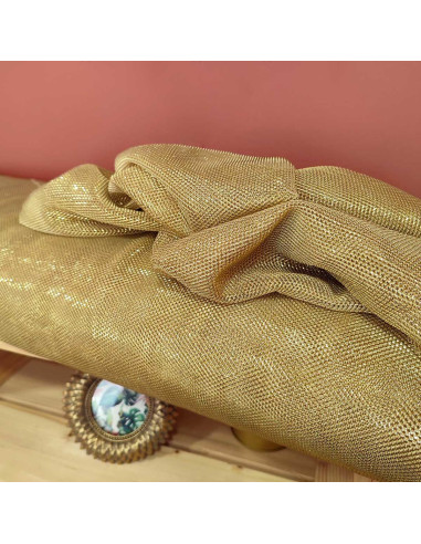 Tulle lurex - Oro
