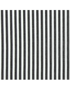 Tessuto popeline di cotone - Righe larghe - Grigio scuro 2