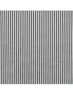 Tessuto popeline di cotone - Righe sottili - Grigio scuro 2