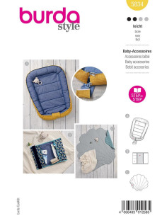 Modello di accessori per bambini - Burda 5834