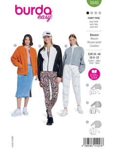 Modello di giacca - Burda 5848