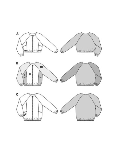 Modello di giacca - Burda 5848
