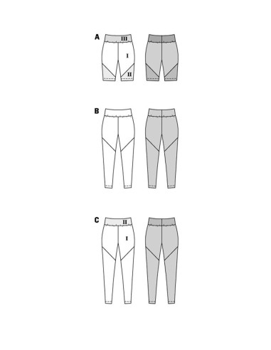 Modello di leggings - Burda 5850