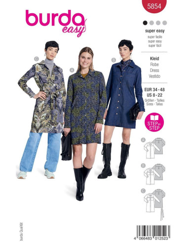 Modello di abito - Burda 5854