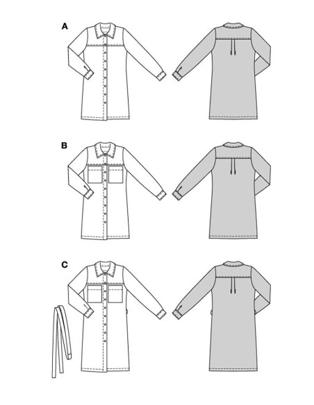 Modello di abito - Burda 5854