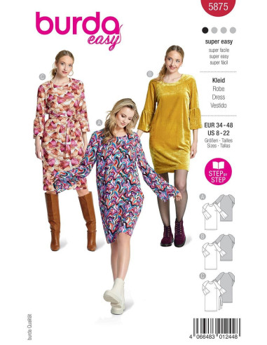 Modello di abito - Burda 5875