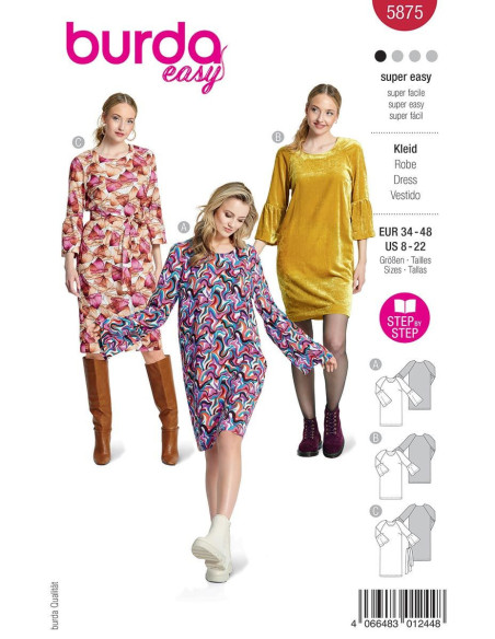 Modello di abito - Burda 5875