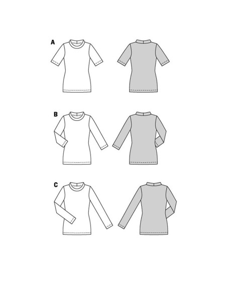 Modello di T-shirt - Burda 5876