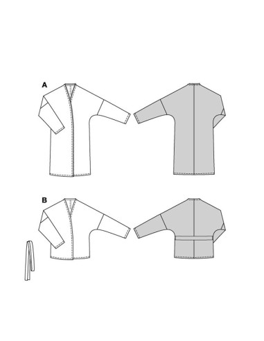 Modello di giacca e cappotto - Burda 5883