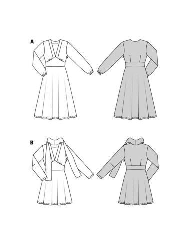 Modello di abito - Burda 5885