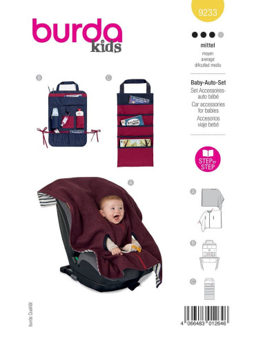 Modello di accessori per neonati - Burda 9233