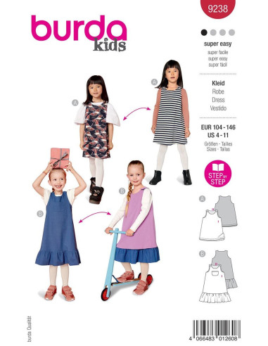 Modello di abito - Burda 9238