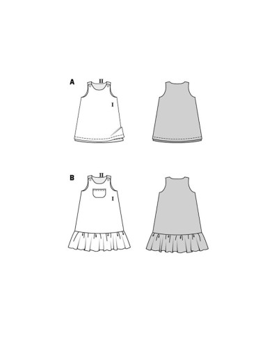 Modello di abito - Burda 9238